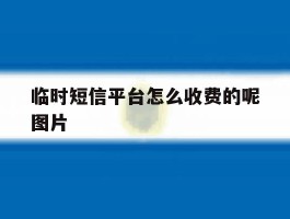包含临时短信平台怎么收费的呢图片的词条