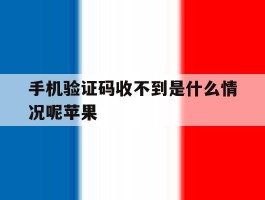 手机验证码收不到是什么情况呢苹果