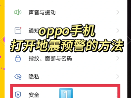 oppo手机验证码安全设置