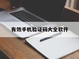 有效手机验证码大全软件