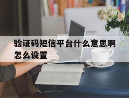 验证码短信平台什么意思啊怎么设置