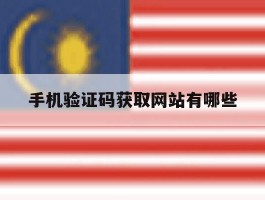 手机验证码获取网站有哪些