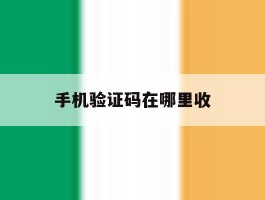 手机验证码在哪里收