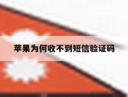 苹果为何收不到短信验证码