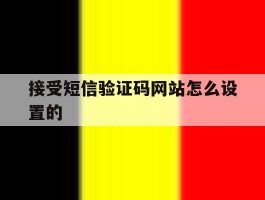 接受短信验证码网站怎么设置的