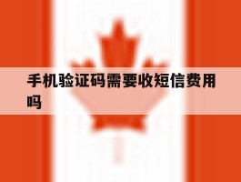 手机验证码需要收短信费用吗