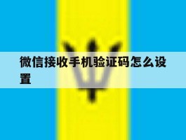 微信接收手机验证码怎么设置