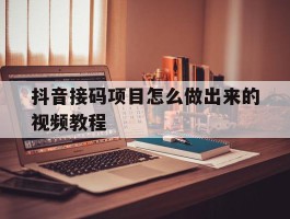 抖音接码项目怎么做出来的视频教程