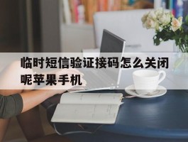 关于临时短信验证接码怎么关闭呢苹果手机的信息