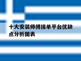 十大安装师傅接单平台优缺点分析图表的简单介绍