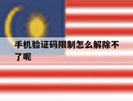 手机验证码限制怎么解除不了呢