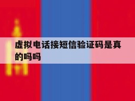 虚拟电话接短信验证码是真的吗吗