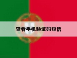 查看手机验证码短信