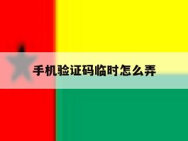 手机验证码临时怎么弄