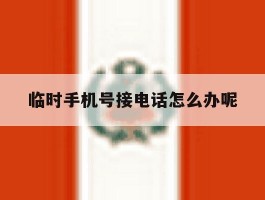 包含临时手机号接电话怎么办呢的词条