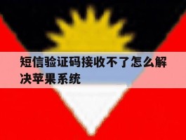 短信验证码接收不了怎么解决苹果系统