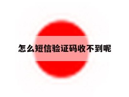 怎么短信验证码收不到呢