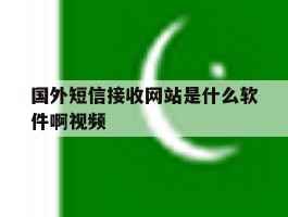 国外短信接收网站是什么软件啊视频