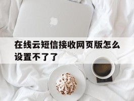 在线云短信接收网页版怎么设置不了了