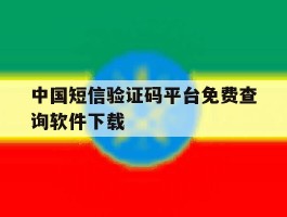 中国短信验证码平台免费查询软件下载