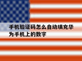 手机验证码怎么自动填充华为手机上的数字
