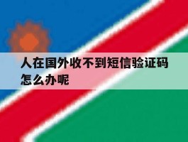 人在国外收不到短信验证码怎么办呢