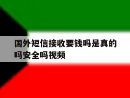 包含国外短信接收要钱吗是真的吗安全吗视频的词条