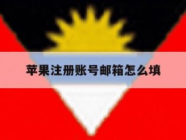 苹果注册账号邮箱怎么填