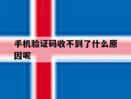 手机验证码收不到了什么原因呢