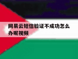 网易云短信验证不成功怎么办呢视频