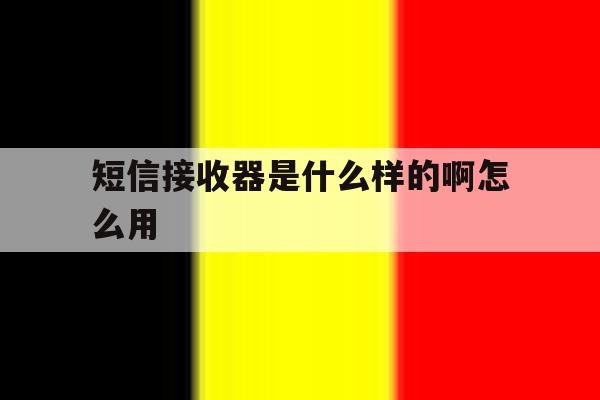 短信接收器是什么样的啊怎么用 短信接收器是什么样的啊怎么用