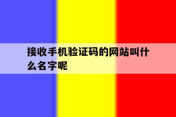 接收手机验证码的网站叫什么名字呢 接收手机验证码的网站叫什么名字呢