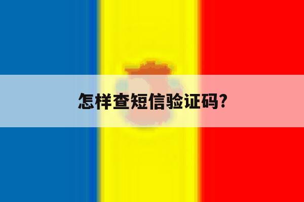 怎样查短信验证码? 怎样查短信验证码?