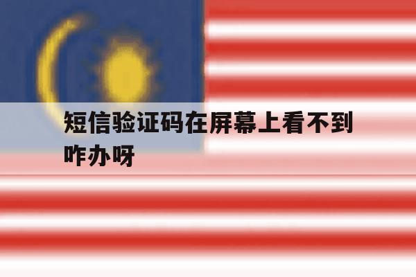 短信验证码在屏幕上看不到咋办呀 短信验证码在屏幕上看不到咋办呀
